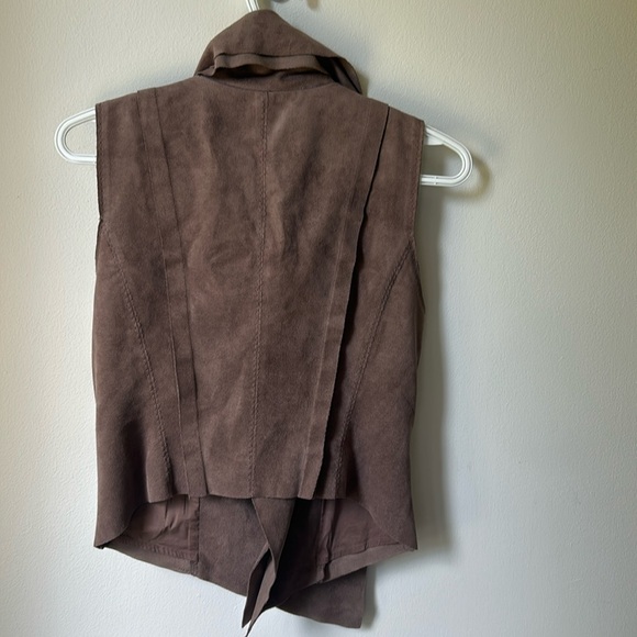BCBG Fabian Faux Suede Vest - Picture 3 of 7